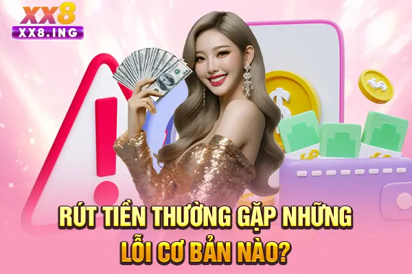 Rút tiền thường gặp những lỗi cơ bản nào?
